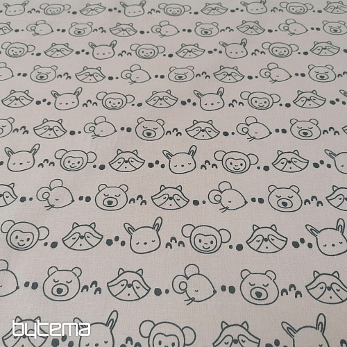 Tessuto per dipingere - animali