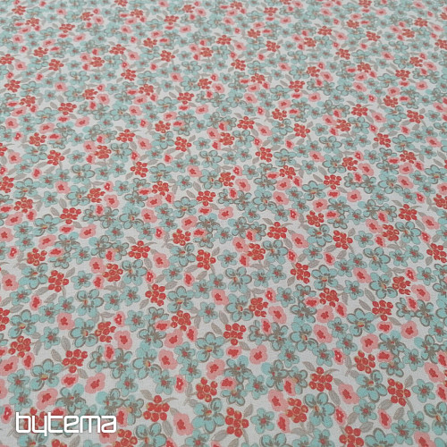 Tessuto di cotone Fiori lilla