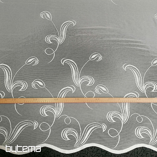 Tenda jacquard a foglie 4040/170