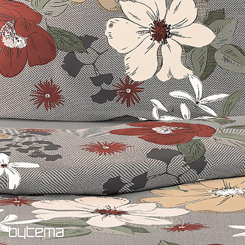 Biancheria da letto di lusso in flanella IRISETTE 8408-60 Maren rosso