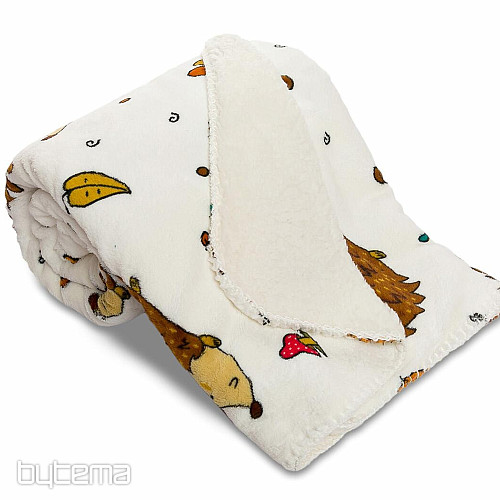 Coperta per bambini PECORA in confezione regalo - RICCIO