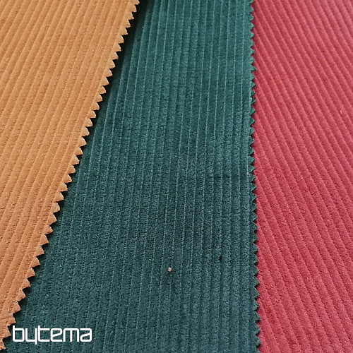Tessuto di cotone velluto a coste - paprika