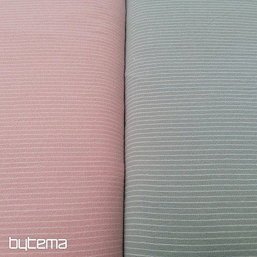 Tessuto decorativo Tisfin celadon/blanc - menta