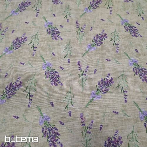 Tessuto decorativo LAVANDA CON FIOCCO