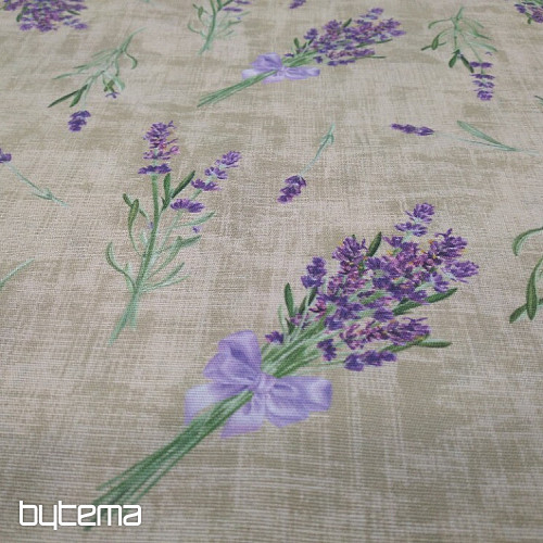 Tessuto decorativo LAVANDA CON FIOCCO