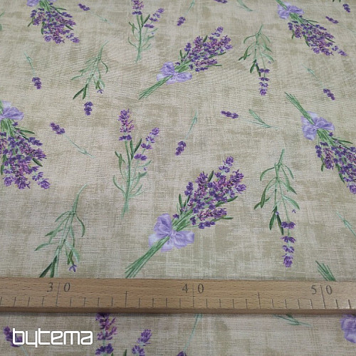 Tessuto decorativo LAVANDA CON FIOCCO