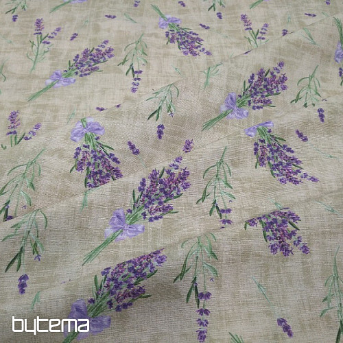 Tessuto decorativo LAVANDA CON FIOCCO