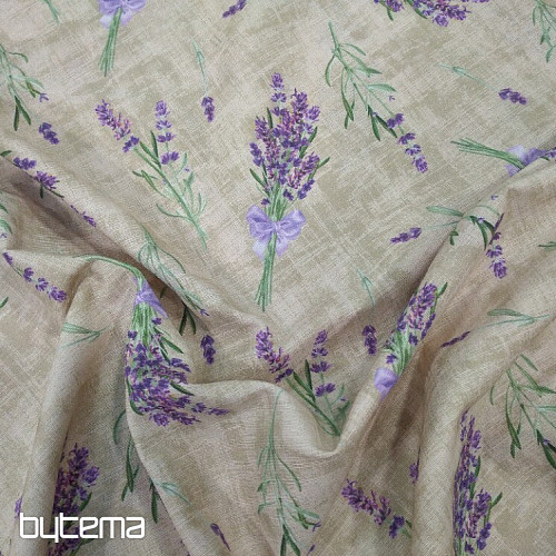 Tessuto decorativo LAVANDA CON FIOCCO