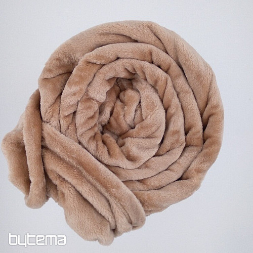 COPERTA IN MICROFLANEL CIOCCOLATO