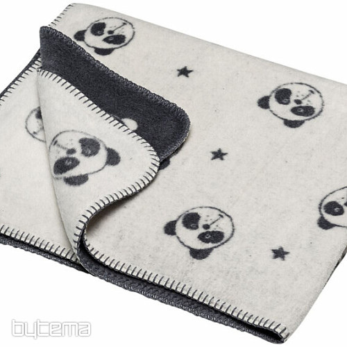 Coperta per bambini PANDA 2212/60 avorio 75x100