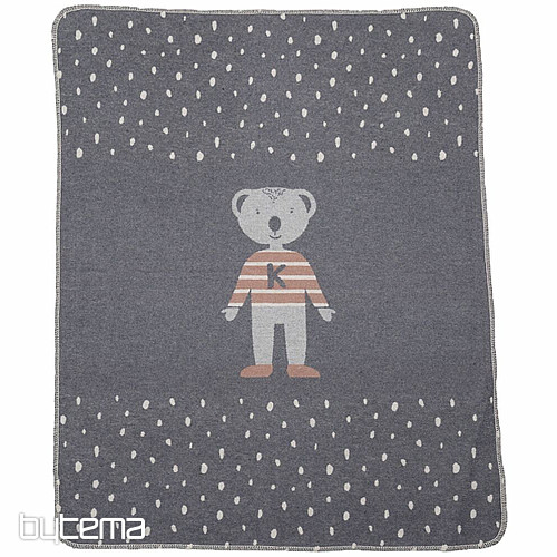 Coperta per bambini JUWEL 7132/90 grigio 70x90