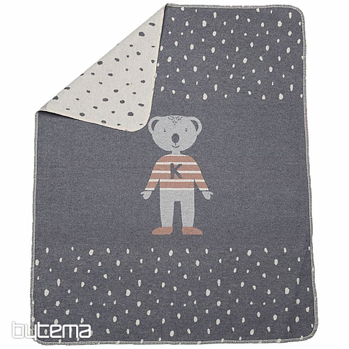 Coperta per bambini JUWEL 7132/90 grigio 70x90