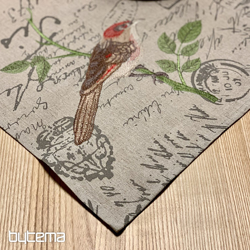 Tovaglia e sciarpa UCCELLI