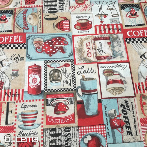 Tessuto decorativo COFFEE TIME