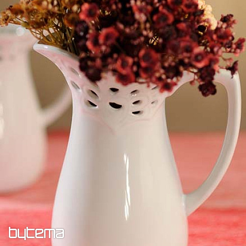 Vaso LACE JUG bianco