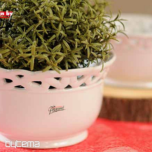 Ciotola in pizzo bianco