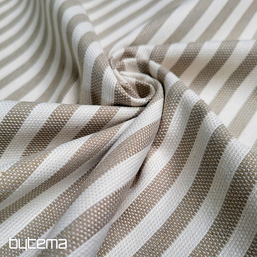 Tessuto decorativo LEO BEIG strisce beige