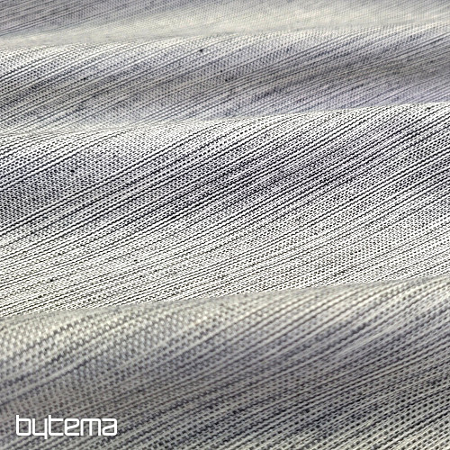 Tessuto decorativo VIRGO GRIS con riflessi bianchi e neri