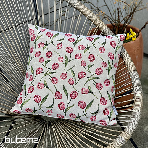 Fodera per cuscino con arazzo TULIPANS II