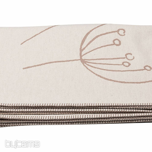 Coperta in cotone DF JADE avorio 150x200 cm