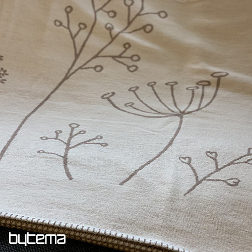 Coperta in cotone DF JADE avorio 150x200 cm