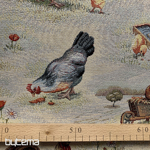 Tessuto per arazzo BACKYARD HEN