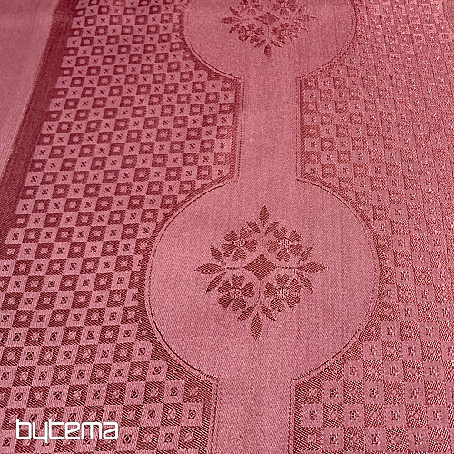 Tovaglia DAMASCO terracotta 120x140