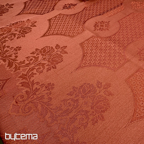 Tovaglia DAMASCO terracotta 120x140