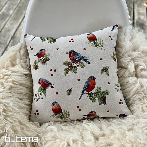 Fodera per cuscino arazzo WINTER BIRD