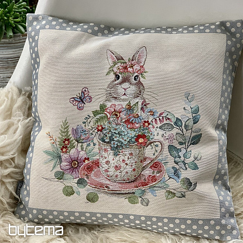 Fodera per cuscino Tapestry BARE IN A MUG grigio