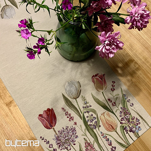 Tovaglia e sciarpa arazzo TULIP BORDURA