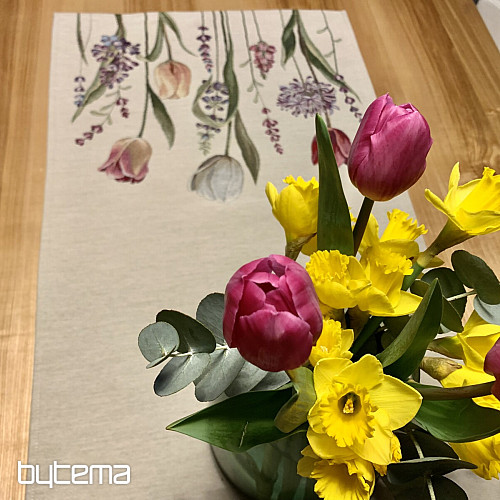 Tovaglia e sciarpa arazzo TULIP BORDURA