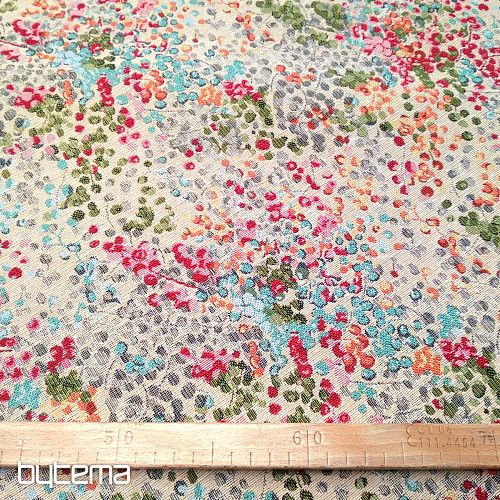 Tessuto arazzo PICCOLI FIORI