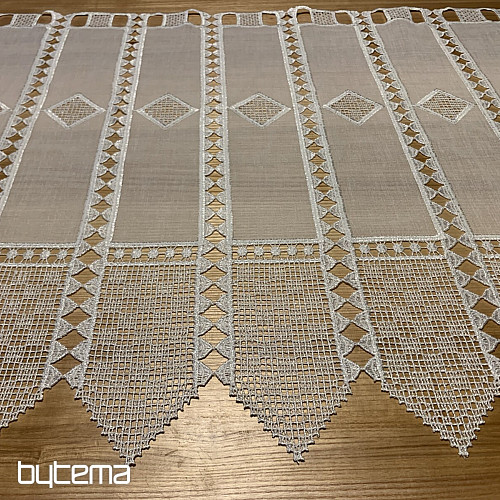 Tenda in vetro colorato ricamata di lusso MARIA SMETANOVÁ