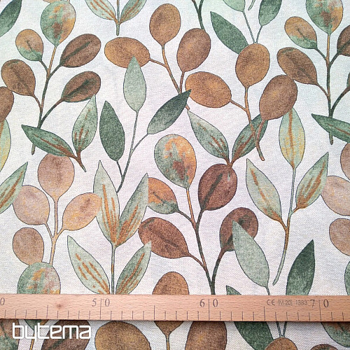 Tessuto decorativo HOJAS GREEN LEAVES