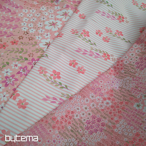Tessuto decorativo AVIGNON PINK STRIPE
