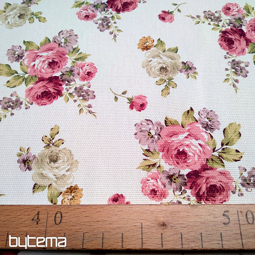 Tessuto decorativo WARWICK LARGE ROSE