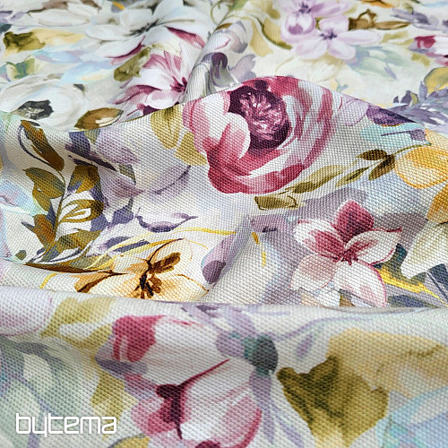 Tessuto decorativo PALETTE DI FIORI