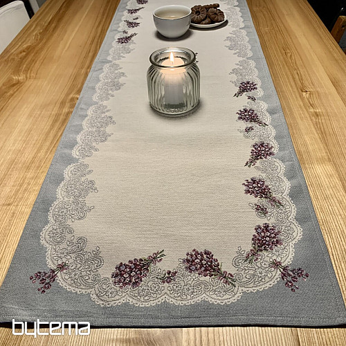 Tovaglia e scialle arazzo PIZZO LAVANDA