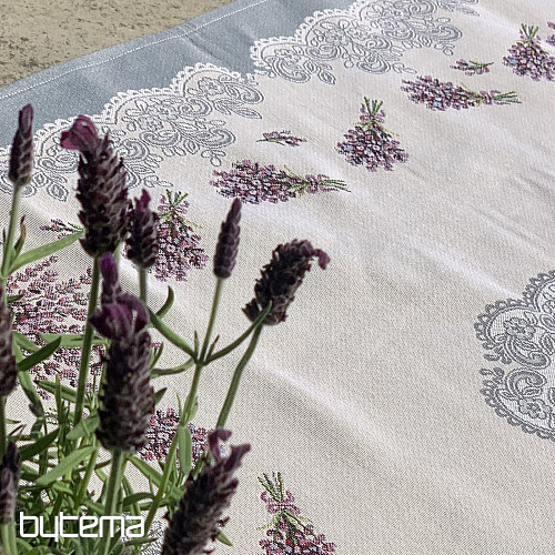 Tovaglia e scialle arazzo PIZZO LAVANDA