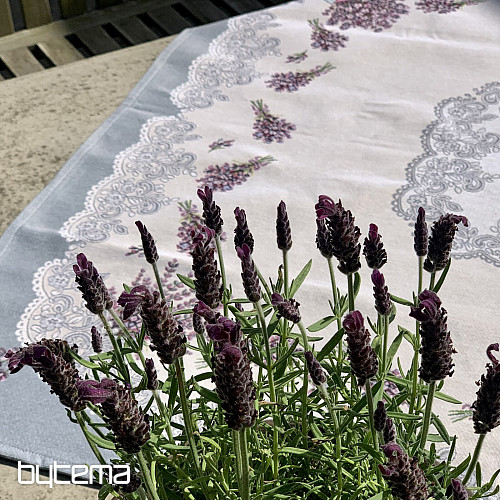 Tovaglia e scialle arazzo PIZZO LAVANDA