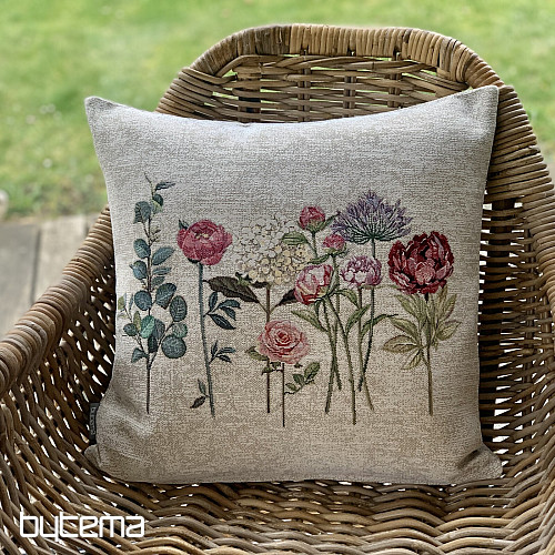 Fodera per cuscino con arazzo FLORES TIME