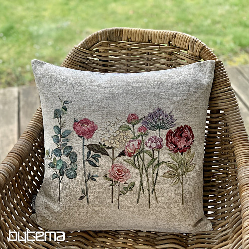 Fodera per cuscino con arazzo FLORES TIME