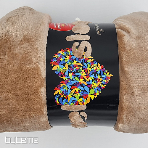 Coperta Ovečka liscia CIOCCOLATO