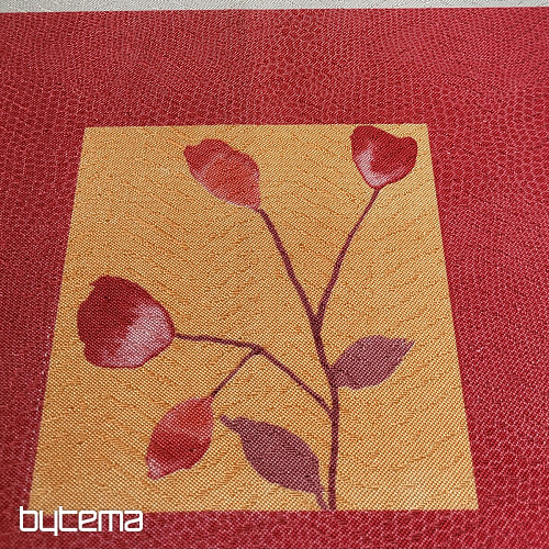 Tessuto decorativo ROSA ROSSA