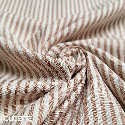 Tessuto decorativo RAYTIS NOISETTE ST. MARRONE