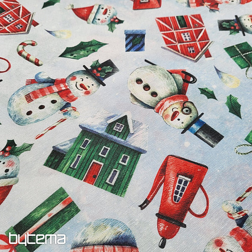 Tessuto decorativo MR PUPAZZO DI NEVE