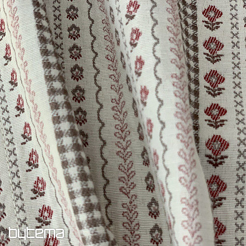 Tovaglia e scialle TOSCANA VALERY RIGA BORDON STRIPE
