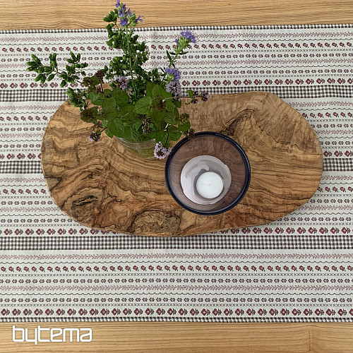 Tovaglia e scialle TOSCANA VALERY RIGA BORDON STRIPE