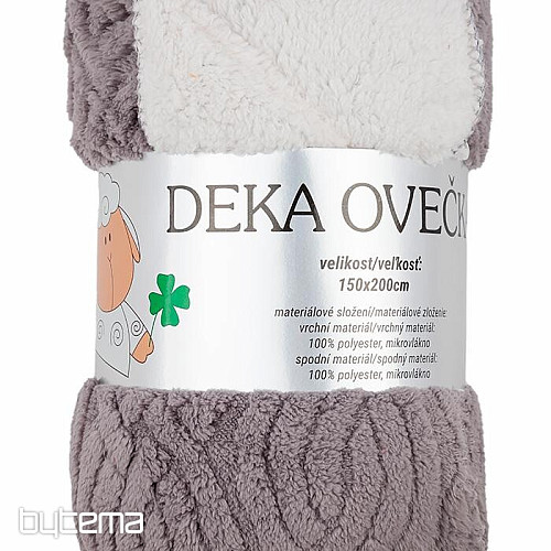 coperta Pecora COPIA ST. GRIGIO 150x200